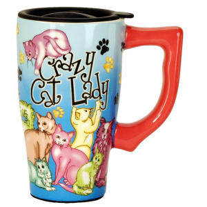 Cat Lady Travel Mug