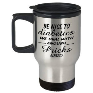Diabetes Awareness Travel Mug