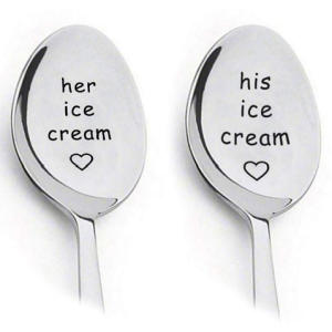 Her and His Ice Cream Spoons