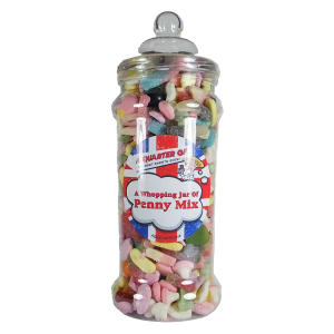 Whopping Penny Mix Jar of Retro Sweets