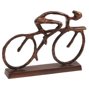 Cyclist Sculpture-Bronze Finish