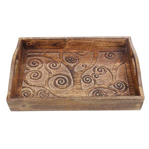 Wooden Tray with Handle