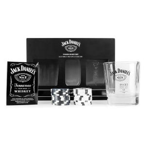Jack Daniels Poker Set and Whiskey Glass Tumbler