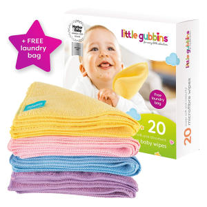 20 Reusable Baby Wipes