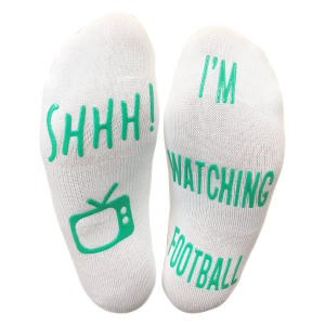 Shhh I'm Watching Football Socks