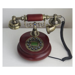 Antique Wooden Telephone