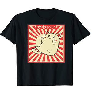 Vintage Japanese Cat T Shirt