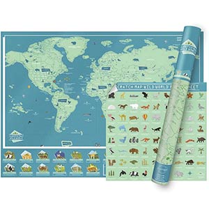 Scratch Map for Kids