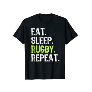 Eat Sleep Rugby Repeat T Shirt