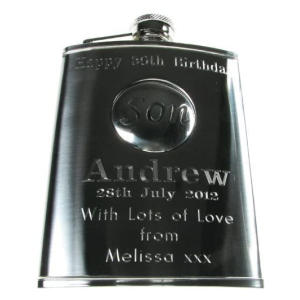 Personalised Engraved Hip Flask