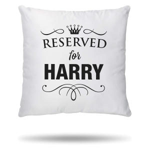 Personalised Reserved Cushion