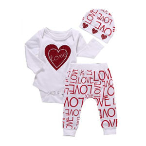 Baby Girls Valentine's Day Outfit