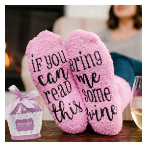 Novelty Bring Me Wine Socks