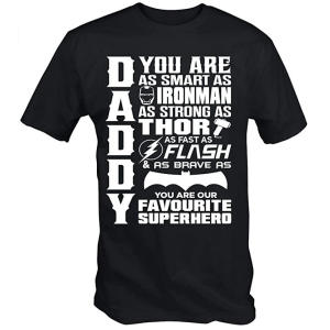Daddy Superhero T Shirt