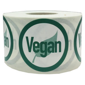 Vegan Food Allergy Stickers