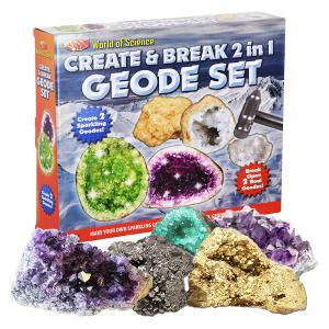 2 in 1 Create And Break Your Own Geode Set