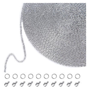33 Ft Stainless Steel Chain Necklace