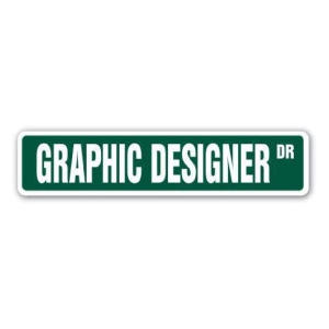 Graphic Designer Street Sign