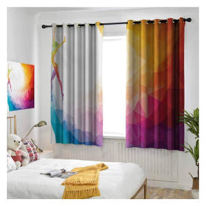 Gymnastic Multi Colour Curtains