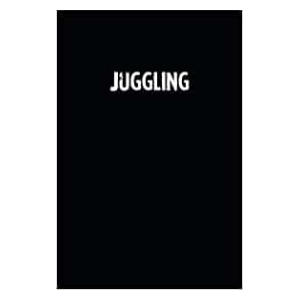 Juggling Blank Lined Notebook
