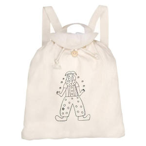 Juggling Clown Canvas Backpack