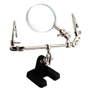 Magnifier with Crocodile Clip
