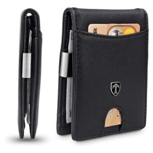 Slim Wallet with Money Clip
