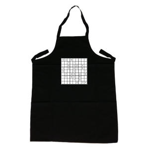 Sudoku Puzzle Black Apron