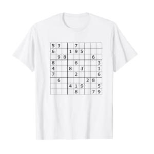 Sudoku Puzzle Picture T-Shirt