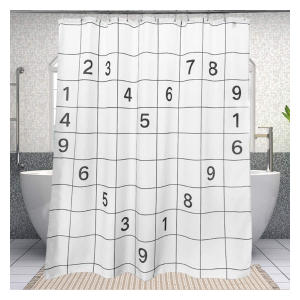 Sudoku Shower Curtain