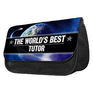 World's Best Tutor Pencil Case