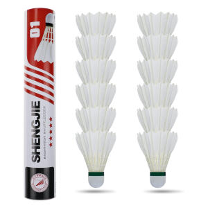 2 Pack Goose Feather Shuttlecocks