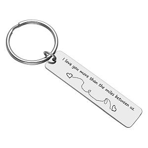 Personalised Custom Message Keychain