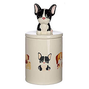French Bulldog Dog Treat Storage Jar