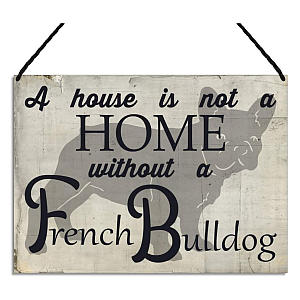 French Bulldog Metal Sign