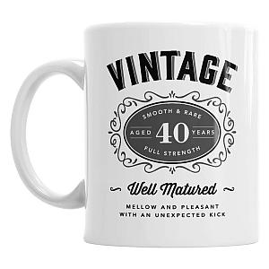 Funny 40 Vintage Coffee Mug