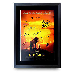 Lion King Signed Movie Poster