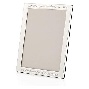 Personalised Silver Photo Frame