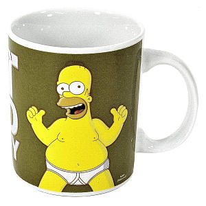 Simpsons Fat and Happy Mug