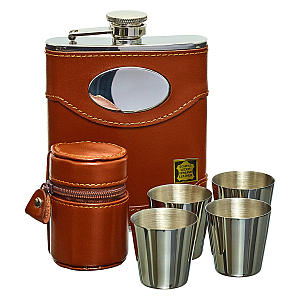 Whiskey Hip Flask Set