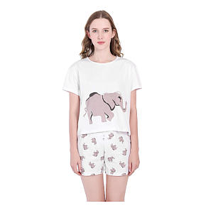 Women's Cute Elephant Pyjama Set