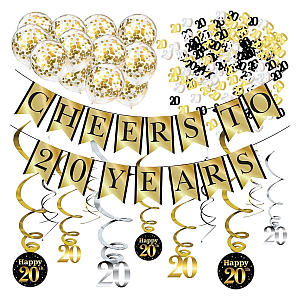 20 Years Decoration Pack