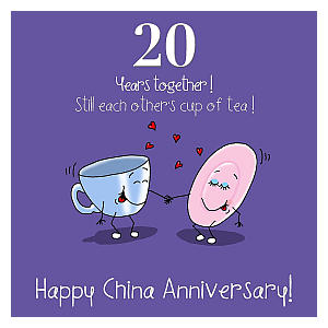 20th Anniversary Card