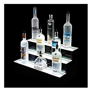 3 Tier LED Bottle Display
