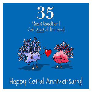 35th Anniversary Card