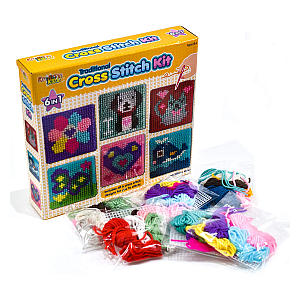 6-in-1 Cross Stitch Kit for Kids
