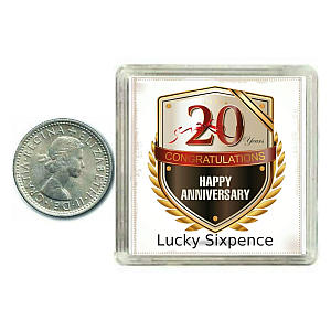 Anniversary Lucky Sixpence