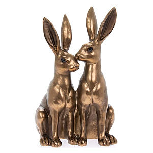 Bronze Hare Sculpture