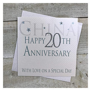 China Wedding Anniversary Card