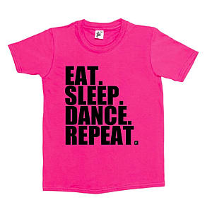 Eat, Sleep, Dance, Repeat Kid's T-Shirt